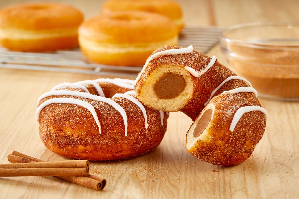 Baker Boy's Magic Ring Cinnamon Roll Filled Donut